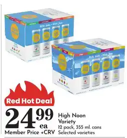 Pavilions High Noon Variety offer