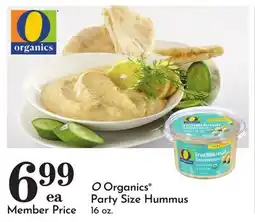 Pavilions O Organics Party Size Hummus offer