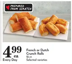 Pavilions French or Dutch Crunch Rolls offer
