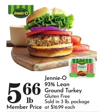 Pavilions Jennie-O 93% Lean Ground Turkey offer