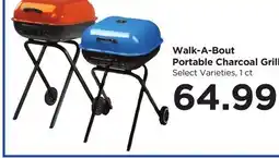 Food 4 Less Walk-A-Bout Portable Charcoal Grill offer