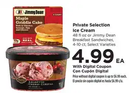 Food 4 Less Private Selection Ice Cream offer