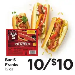 Food 4 Less Bar-S Franks offer