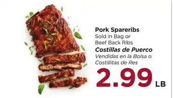 Food 4 Less Pork Spareribs offer