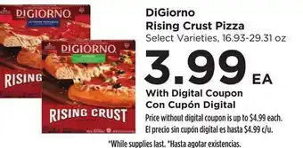 Food 4 Less DiGiorno Rising Crust Pizza offer