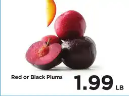 Food 4 Less Red or Black Plums offer