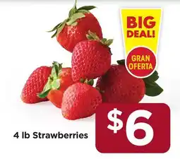 Food 4 Less 4 lb Strawberries offer
