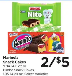 Food 4 Less Marinela Snack Cakes offer