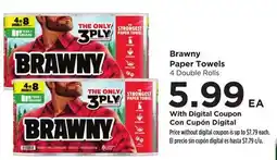 Food 4 Less Brawny Paper Towels offer