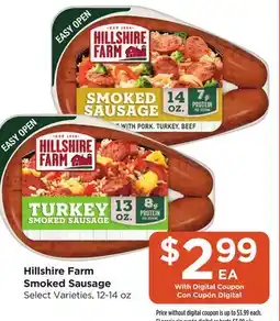 Food 4 Less Hillshire Farm Smoked Sausage offer