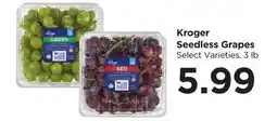 Food 4 Less Kroger Seedless Grapes offer