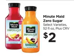 Food 4 Less Minute Maid Zero Sugar offer