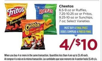 Food 4 Less Cheetos offer