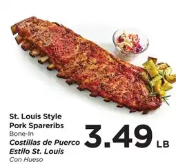 Food 4 Less St. Louis Style Pork Spareribs offer