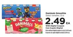 Food 4 Less Danimals Smoothie offer