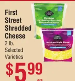 Smart & Final First Street Shredded Cheese offer