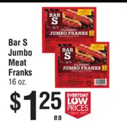 Smart & Final Bar S Jumbo Meat Franks offer