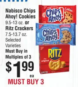 Smart & Final Nabisco Chips Ahoy! Cookies or Ritz Crackers offer