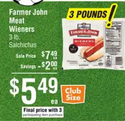 Smart & Final Farmer John Meat Wieners offer