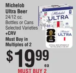Smart & Final Michelob Ultra Beer offer