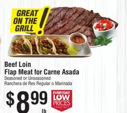 Smart & Final Beef Loin Flap Meat for Carne Asada offer