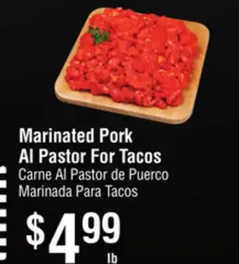 Smart & Final Marinated Pork Al Pastor For Tacos offer
