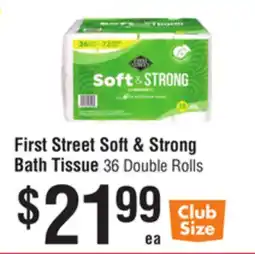 Smart & Final First Street Soft & Strong Bath Tissue offer