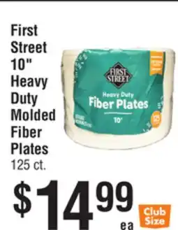 Smart & Final First Street 10 Heavy Duty Molded Fiber Plates offer