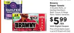 Ralphs Brawny Paper Towels offer