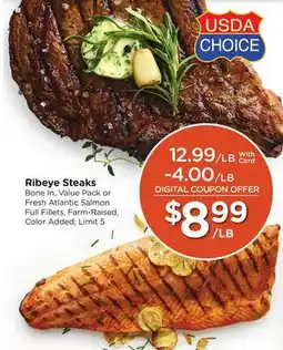 Ralphs Ribeye Steaks offer