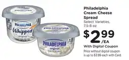 Ralphs Philadelphia Cream Cheese Spread offer