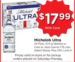 Ralphs Michelob Ultra offer