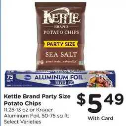 Ralphs Kettle Brand Party Size Potato Chips offer