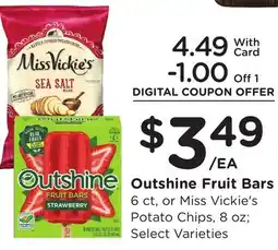 Ralphs Outshine Fruit Bars offer