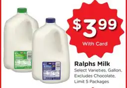 Ralphs Ralphs Milk offer