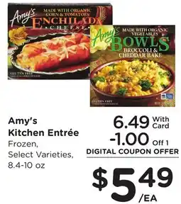 Ralphs Amy's Kitchen EntrΓ©e offer