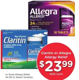 Ralphs Claritin or Allegra Allergy Relief offer