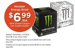 Ralphs Monster Energy Drink offer
