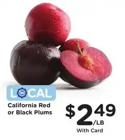 Ralphs California Red or Black Plums offer