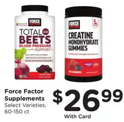 Ralphs Force Factor Supplements offer