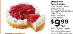 Ralphs Strawberry Crunch Cake offer