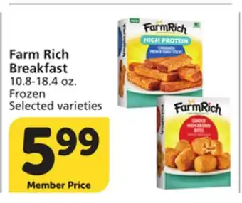 Albertsons Farm Rich Breakfast offer