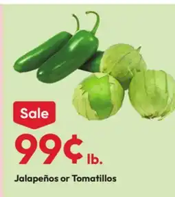 Stater Bros Jalapeños or Tomatillos offer