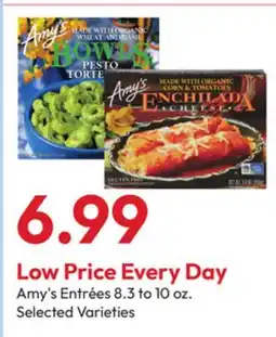 Stater Bros Amy's Entrees offer