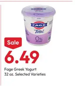 Stater Bros Fage Greek Yogurt offer