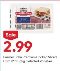 Stater Bros Farmer John Premium Cooked Sliced Ham offer