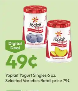 Stater Bros Yoplait Yogurt Singles offer