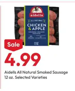 Stater Bros Aidells All Natural Smoked Sausage offer