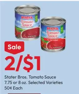 Stater Bros Stater Bros. Tomato Sauce offer