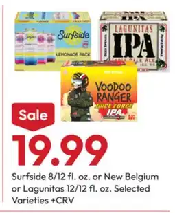 Stater Bros Surfside 8/12 fl. oz. or New Belgium or Lagunitas 12/12 fl. oz offer
